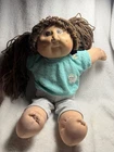 VINTAGE 1978, 1982 CABBAGE PATCH KIDS Girl DOLL, Brown Hair, Brown Eyes, Dimples