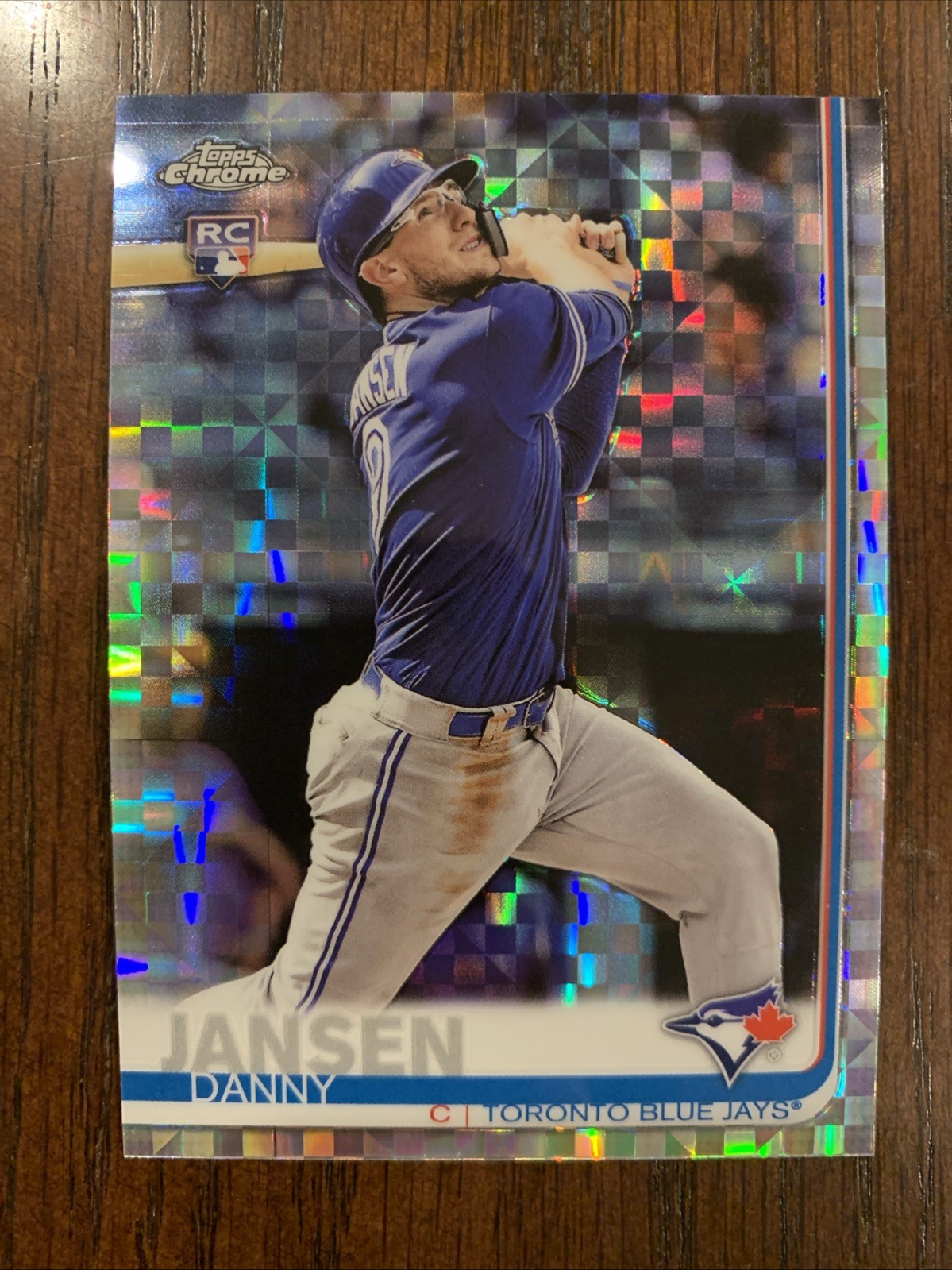 2019 Topps Chrome #35 Danny Jansen X-Fractor Rookie Card (RC)