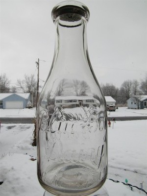 TREQ Milk Bottle Blue Boy Dairy Rochester NY MONROE COUNTY 