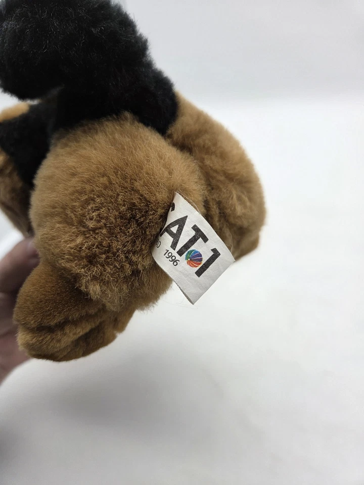 Kommissar Rex Plüsch SAT 1 Schäferhund Hund Braun Stofftier Film Platz 1996 Rar - Bild 4 von 4