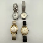 LOT OF 4 VINTAGE Mechanical MENS TIMEX WATCHES Sold As Is For Parts