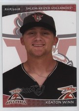 2018 Grandstand Salem-Keizer Volcanoes Keaton Winn 0b0