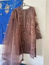 Pakistani Party Wear 3 Piece Size M