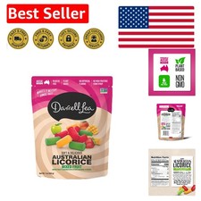Delicious Plant-Based Australian Licorice - Soft, Chewy, 7oz Mixed Fruit