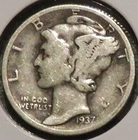 Silver Dime - Mercury - 1937 [124]