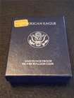 1996-P PROOF American Silver Eagle Dollar.   ASE.   OGP & COA           #MF-1753