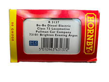 Hornby OO R3137 Class 73 Loco 73101 Pullman Brown Cream DCC Ready Tested Boxed