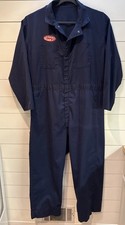 Vintage Mechanic Coveralls Mens Navy One Piece Size 46 XL Name Tag Gary