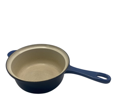 Le Creuset Saucepan 2 Qt Blue Enamel Cast Iron 18 Made In France Oven Safe