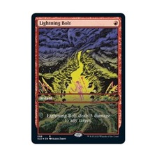 WotC MtG Magic the Gathering Lightning Bolt (086) (P) (Foil) EX