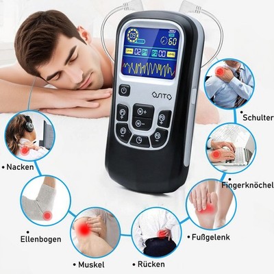 Digital TENS Gerät Reizstromgerät Muskelstimulator Schmerzlinderung bei Arthrose