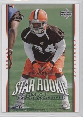 2007 Upper Deck Star Rookie Rookie Exclusives Eric Wright #222 k2t
