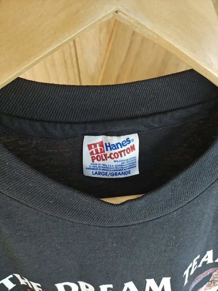 Vintage  USA Basketball Dream Team Charles Barkley T Shirt Large 90s - Image 3 of 4