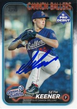 Seth Keener Signed IP 2024 Topps Pro Debut Card PD-64 Chicago White Sox!