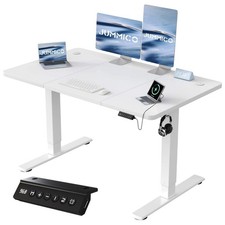 Höhenverstellbarer Schreibtisch Computertisch Bürotisch 120x60cm USB-Anschluss