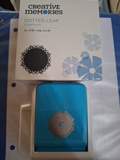creative memories decorative border punch - Dotted Leaf CIRCLE PUNCH