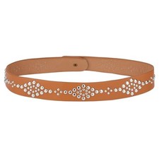 Metal Rivet Hats Decor Band, Imitation Leather Western Hatbands Straw Hat