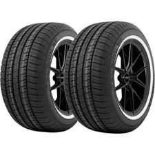 Qty 2 20570r15 Milestar Ms775 Touring Sle 95s Sl White Wall Tires Qty 2 20570r15 Milestar Ms775 Touring Sle 95s Sl White Wall Tires