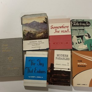 Lot of 7 Assorted LDS Author Books. Hardcover.