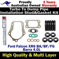 Permaseal MLS-R Turbo To Dump Pipe Stud & Gasket Kit For Ford Falcon XR6 Barra4L