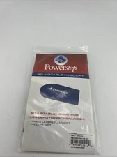 PowerStep Mens Adjustable Heel Lift for Heel Pain & Height Adjustment Large