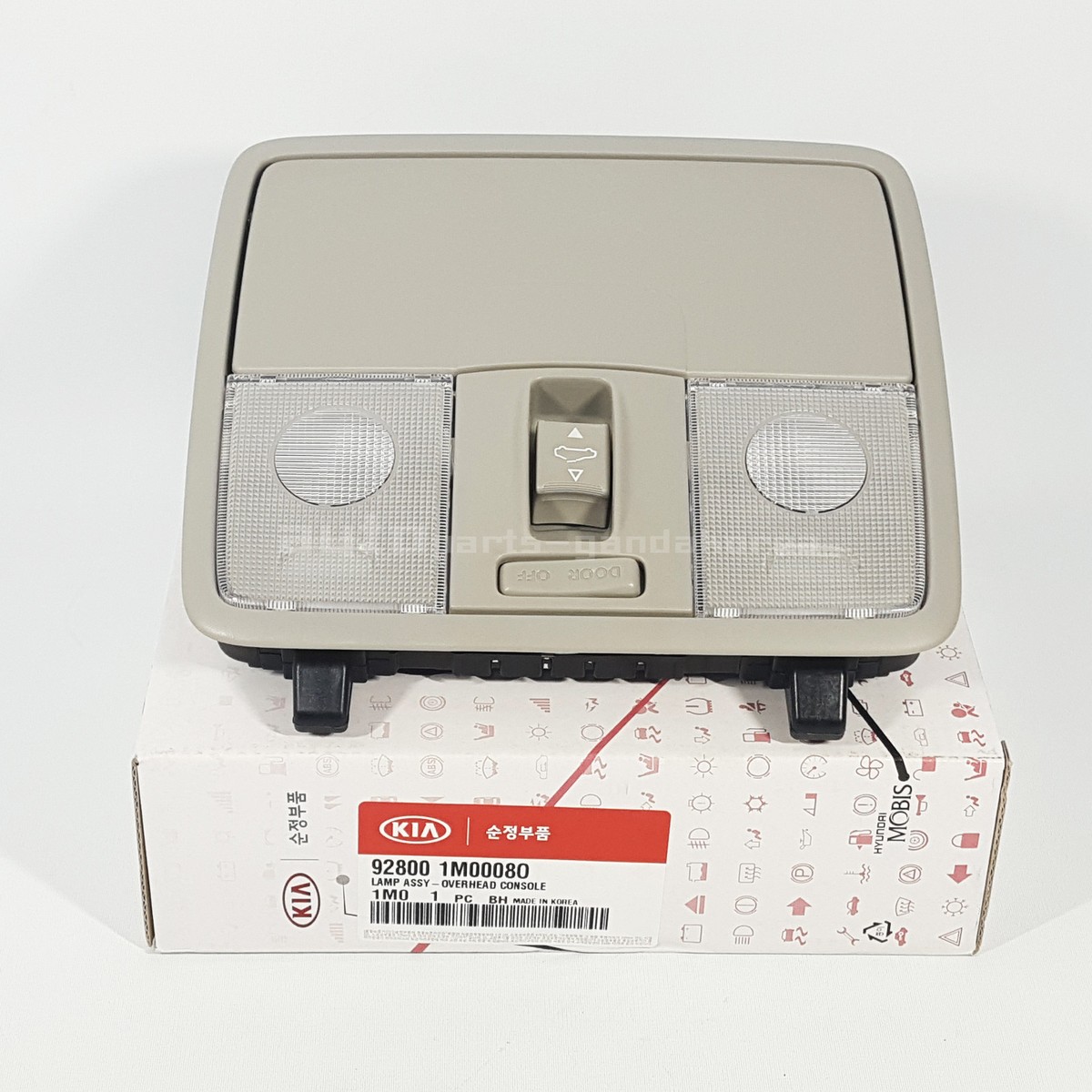 928001M0008O Over Head Roof Lamp Sunroof Type Gray For FORTE