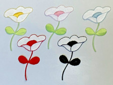 12pc Lot Beautiful Butter Cup Flower Patch Spring Embroidered Iron On Applique