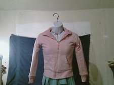 Arizona Jean Company, girl's reversable jacket, M 10/12 , pink, with front poc