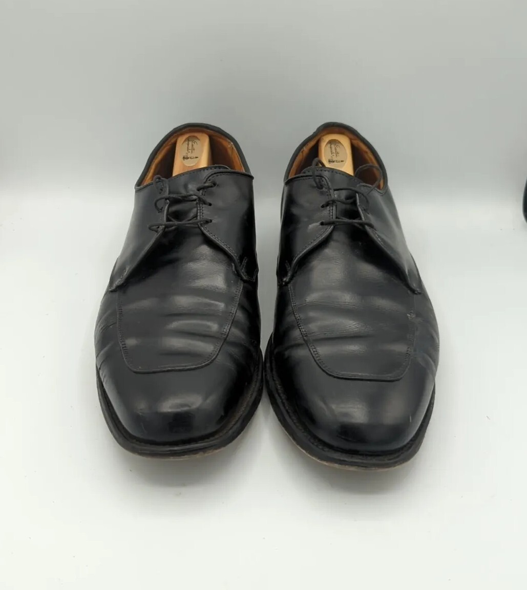 Allen Edmonds Black Dress Shoe Mens 11 D Oxford 1102 Lace Up  display picture 1
