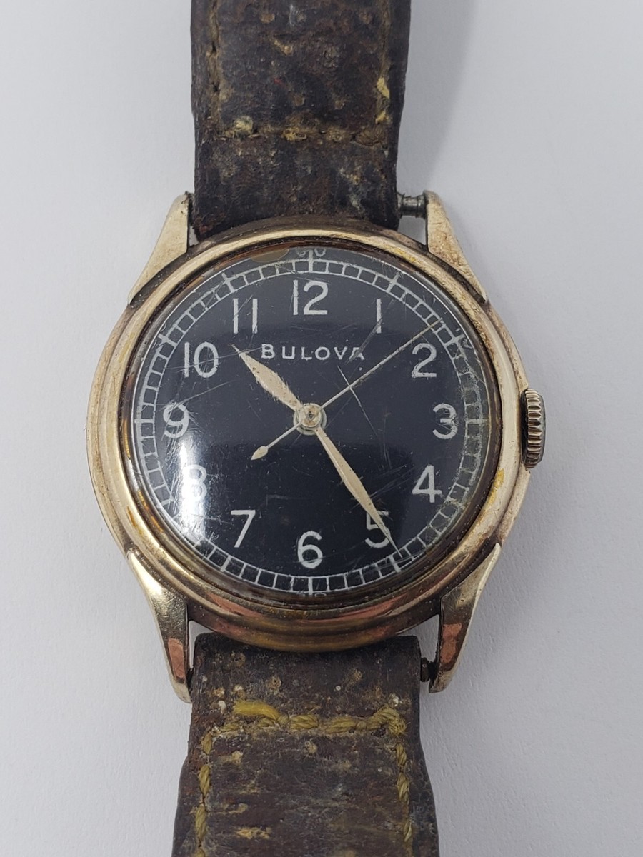 Original US WWII Type A-11B USAAF Wrist Watch by Bulova. Rare