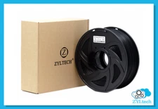 Black ABS 3D printer filament 1.75 mm 1 kg 2.2 lbs