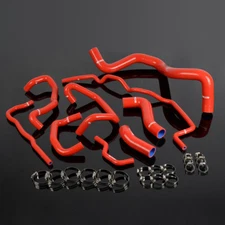 Fit For Volkswagen 99-06 Golf MK4 1.8T Turbo Red Silicone Coolant Radiator Hose