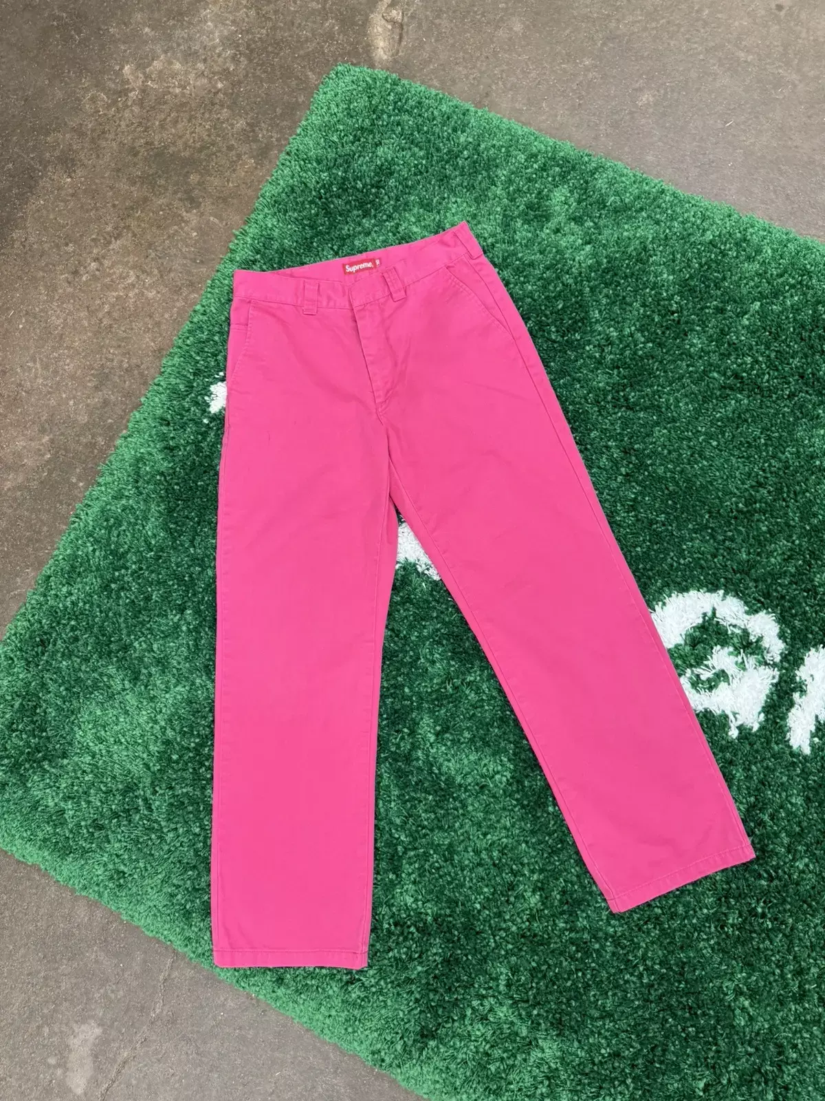 Pantalon de travail rose vif suprême taille FW20 30