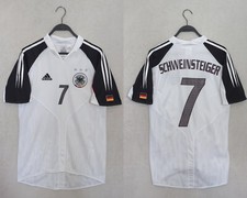 Vintage Germany Euro 2004 Jersey Sz.S Schweinsteiger #7 White Home Kit Adidas