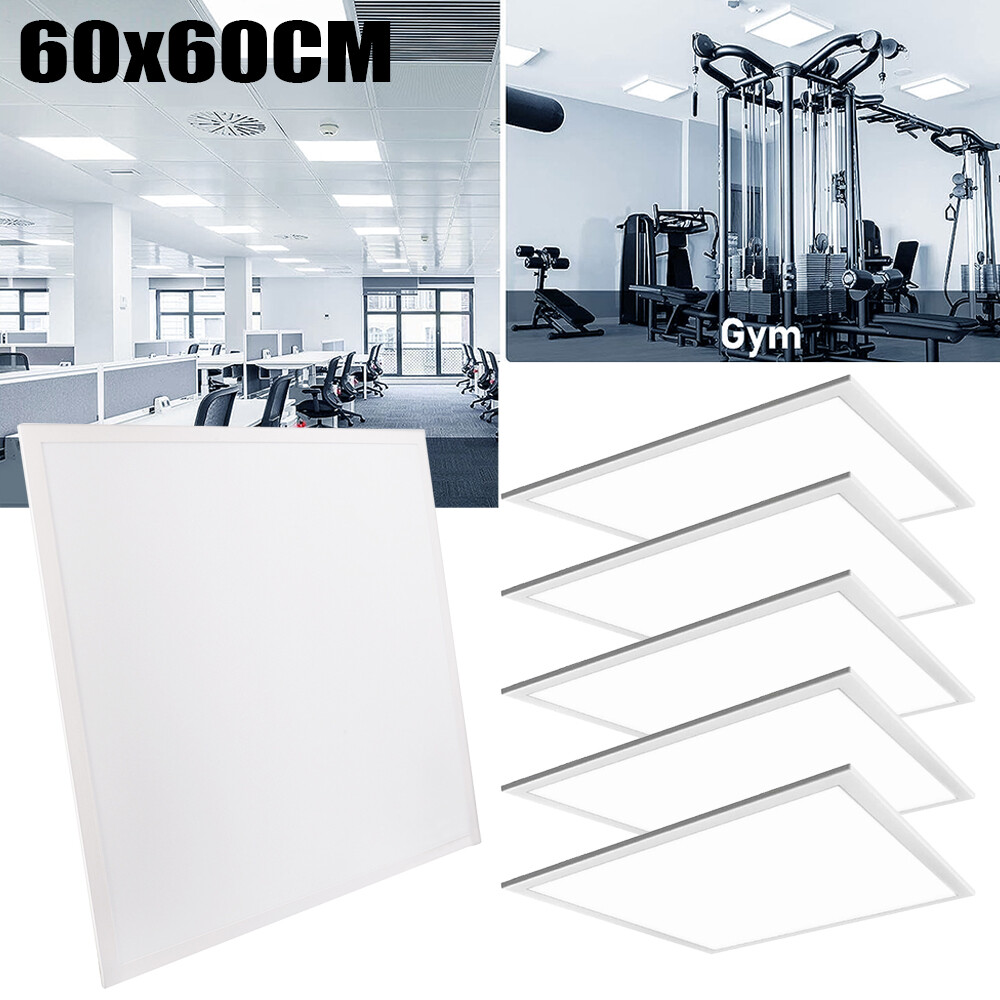 10X 48W LED Panel Ultraslim 60x60cm Lampe Einbau Deckenleuchte Mit Aufbaurahmen
