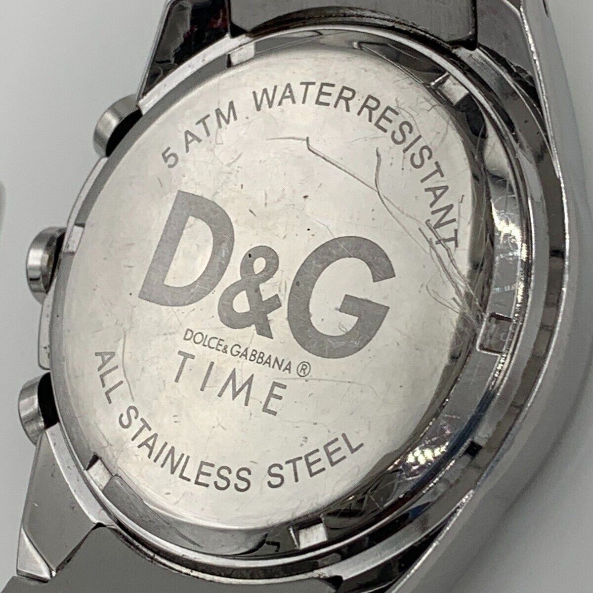 Dolce and Gabbana TIME Chronograph Quartz Date Gray Dial Dolce and Gabbana TIME Chronograph Quartz Date Gray Dial