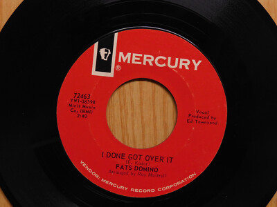 Fats Domino RnB 45 I Done Got Over It bw I Left My Heart In San Francisco