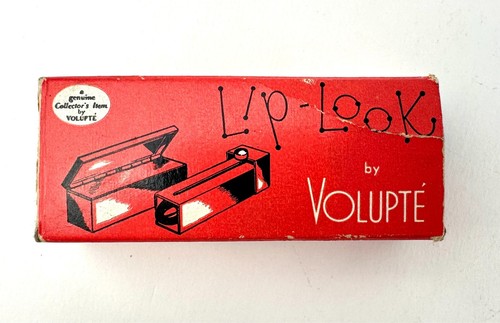 Vintage Volupte Lip-Look kompakter Lippenstifthalter & Klappspiegel mit Box Neu aus altem Lagerbestand - Bild 9 von 14