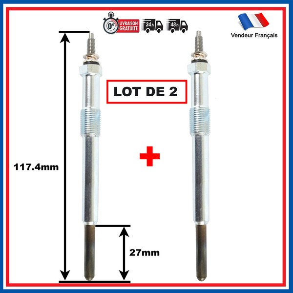 2 Kerze VorwäRmung FüR C30 S40 S80 V50 V70 2.0 D 2.0D 133 136 163 D4204T-image