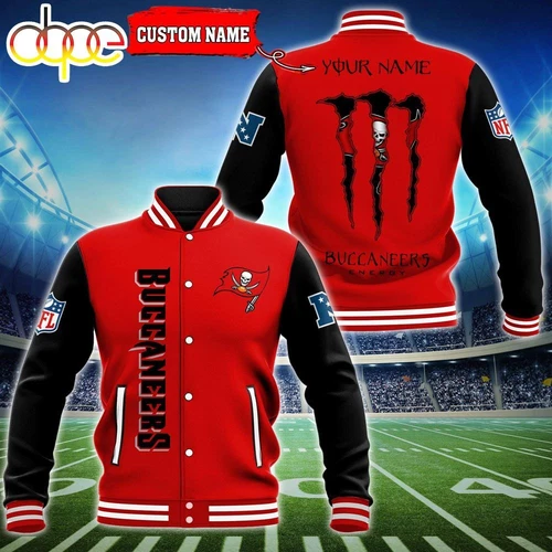 Custom Name – Tampa Bay Buccaneers Baseball Jacket For Fan