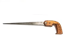 VINTAGE DISSTON - PORTER (PHILADELPHIA, U.S.A.) 14" KEYHOLE HAND SAW #4, 10 TPI