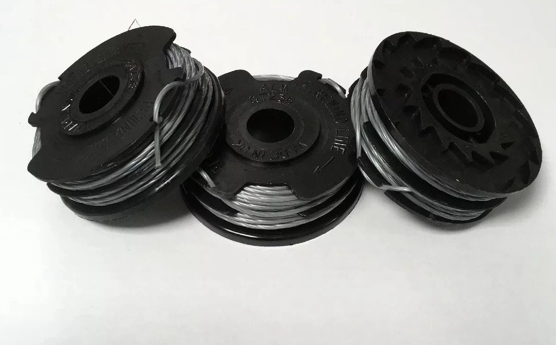 3 X Spool Line Fits QUALCAST 36v Trimmer Strimmer GT36Li YT7421