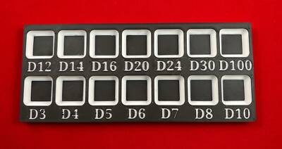 Dice Tray compatible with Dungeon Crawl Classics - DCC (Weird dice)