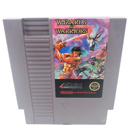 Wizards And Warriors 1 & Wizards And Warriors 2 Iron Sword NES Carts Only