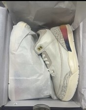 Jordan 3 Retro x J. Balvin Medellin Sunset Size 1.5 Youth Brand New DS