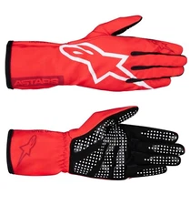 Alpinestars Tech-1 K Race V2 Pure Go-Kart Gloves S-XL All Sizes Red/White/Black