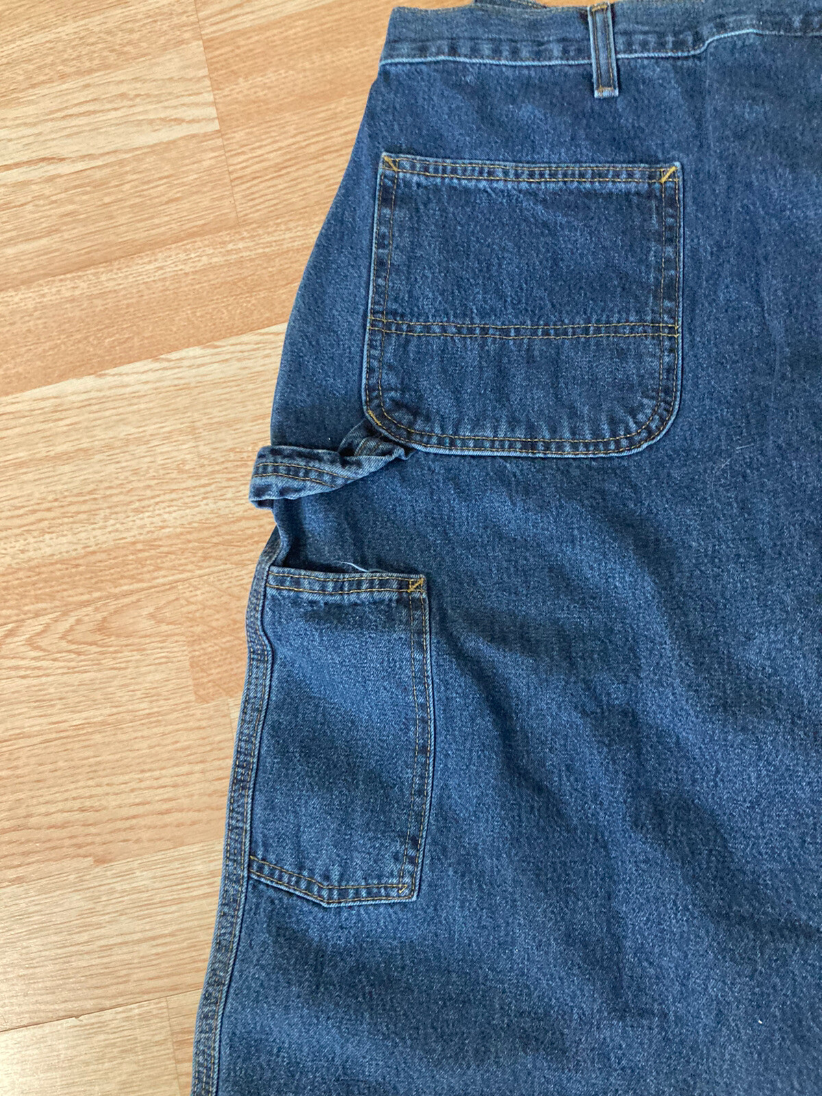 Carhartt 42x29 Denim Carpenter Work Pants EUC Gem