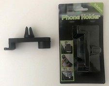 2 X Cell Phones Black Car Mini Air Vent Phone Holder/Mount- Simple Phone Holder