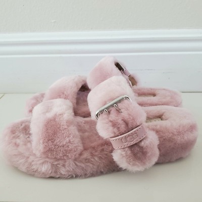 UGG PINK CRYSTAL FUZZ YEAH SLIDE SHEEPSKIN SLIPPER SANDALS With Grip Size 6 NWOB 192410497171 | eBay
