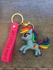 MY LITTLE PONY  "RAINBOW DASH"  KEYCHAIN / BACKPACK CLIP - NEXT DAY SHIPPING